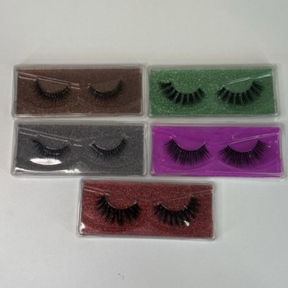 3D Lashes Lot Of 5 New In Package - Different Lengths And Styles COMES AS IS
